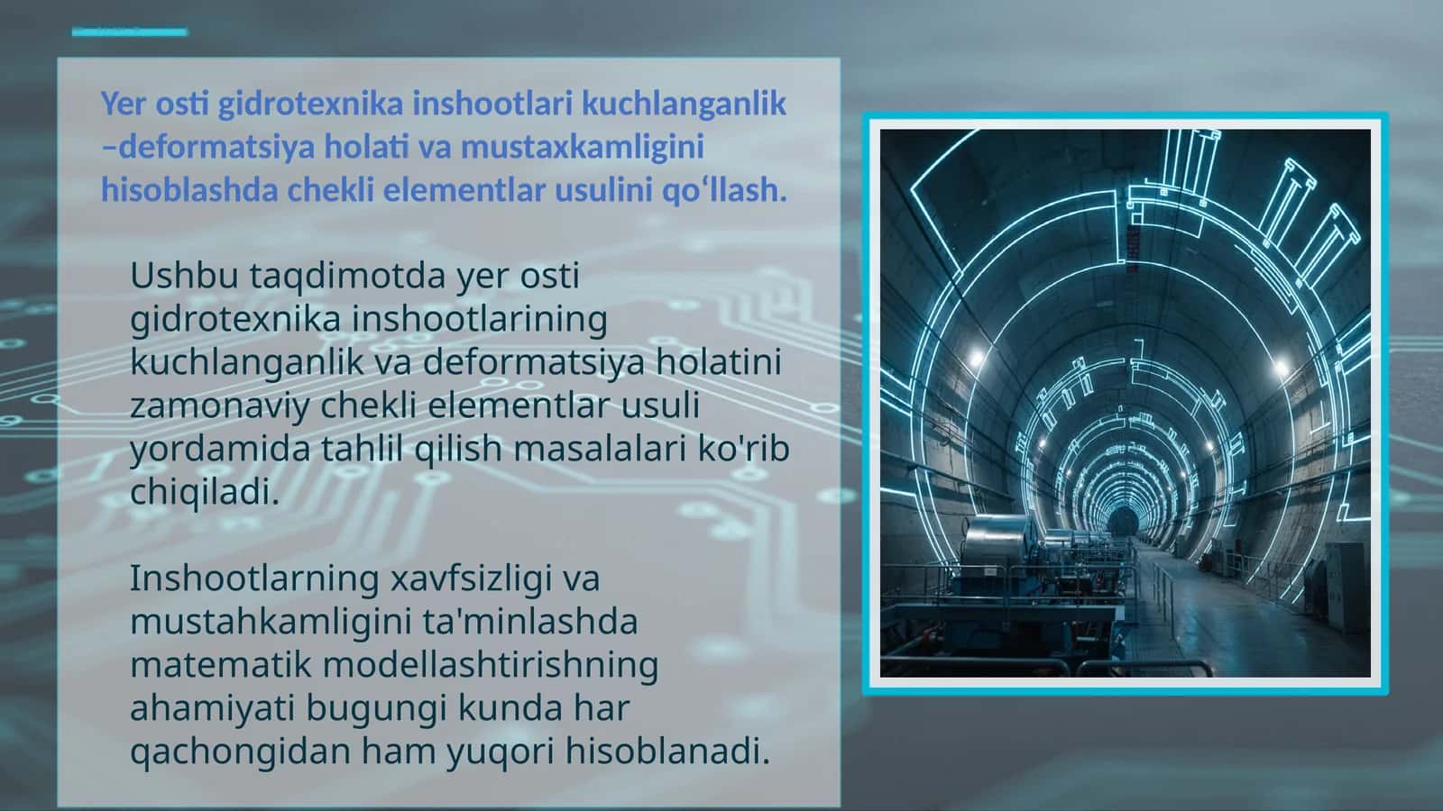 Yer osti gidrotexnika inshootlari