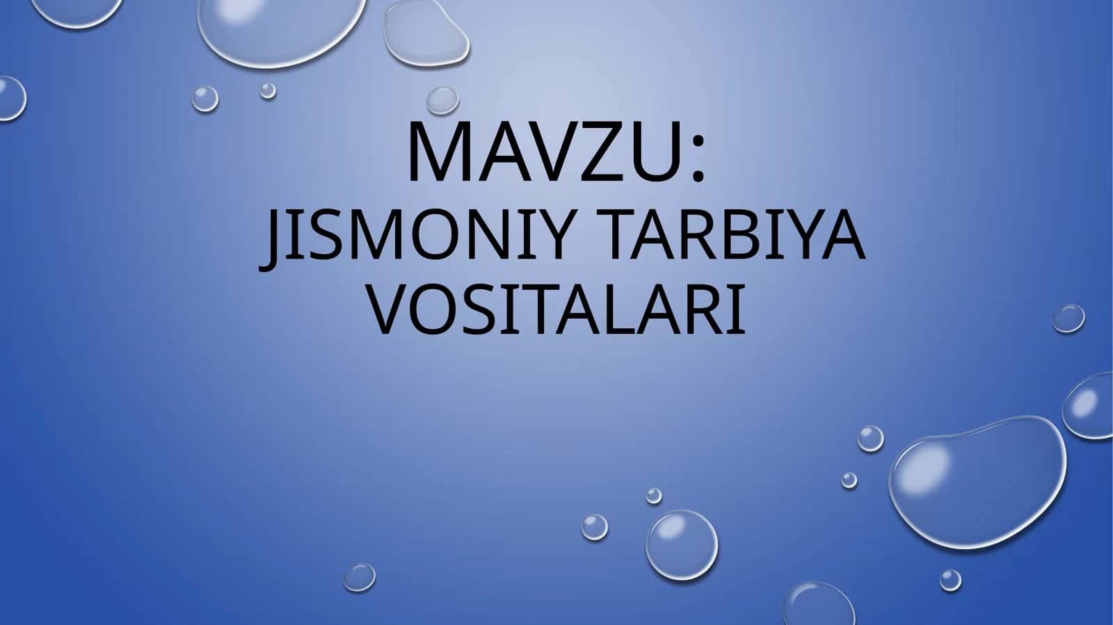 Jismoniy tarbiyavositalari