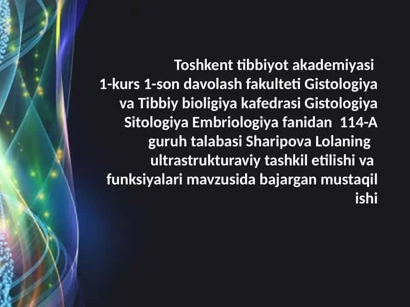 Gistologiya, Sitologiya, Embriologiya