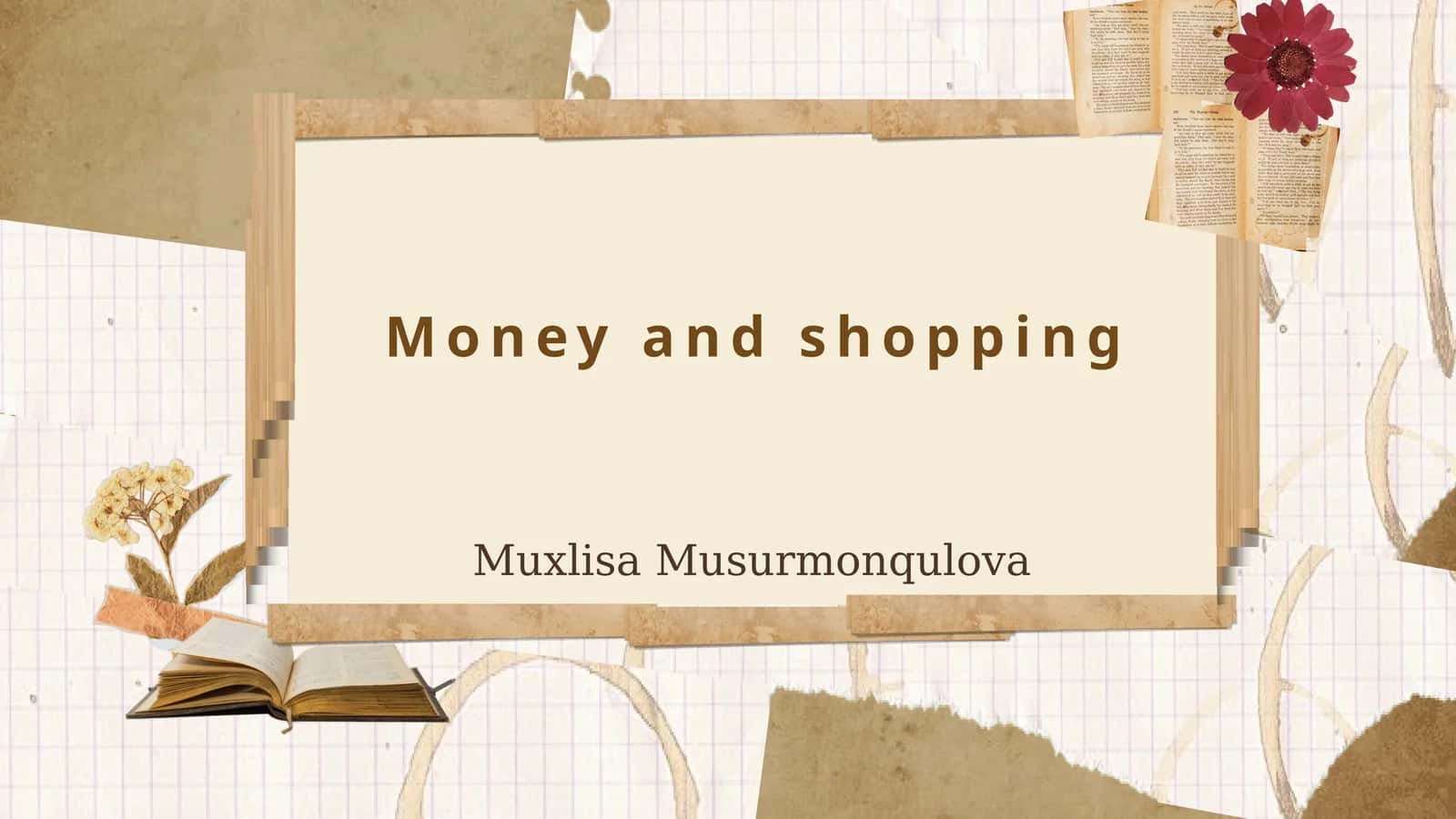 Money and shopping