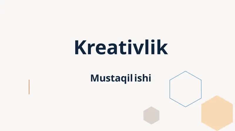 Kreativlik