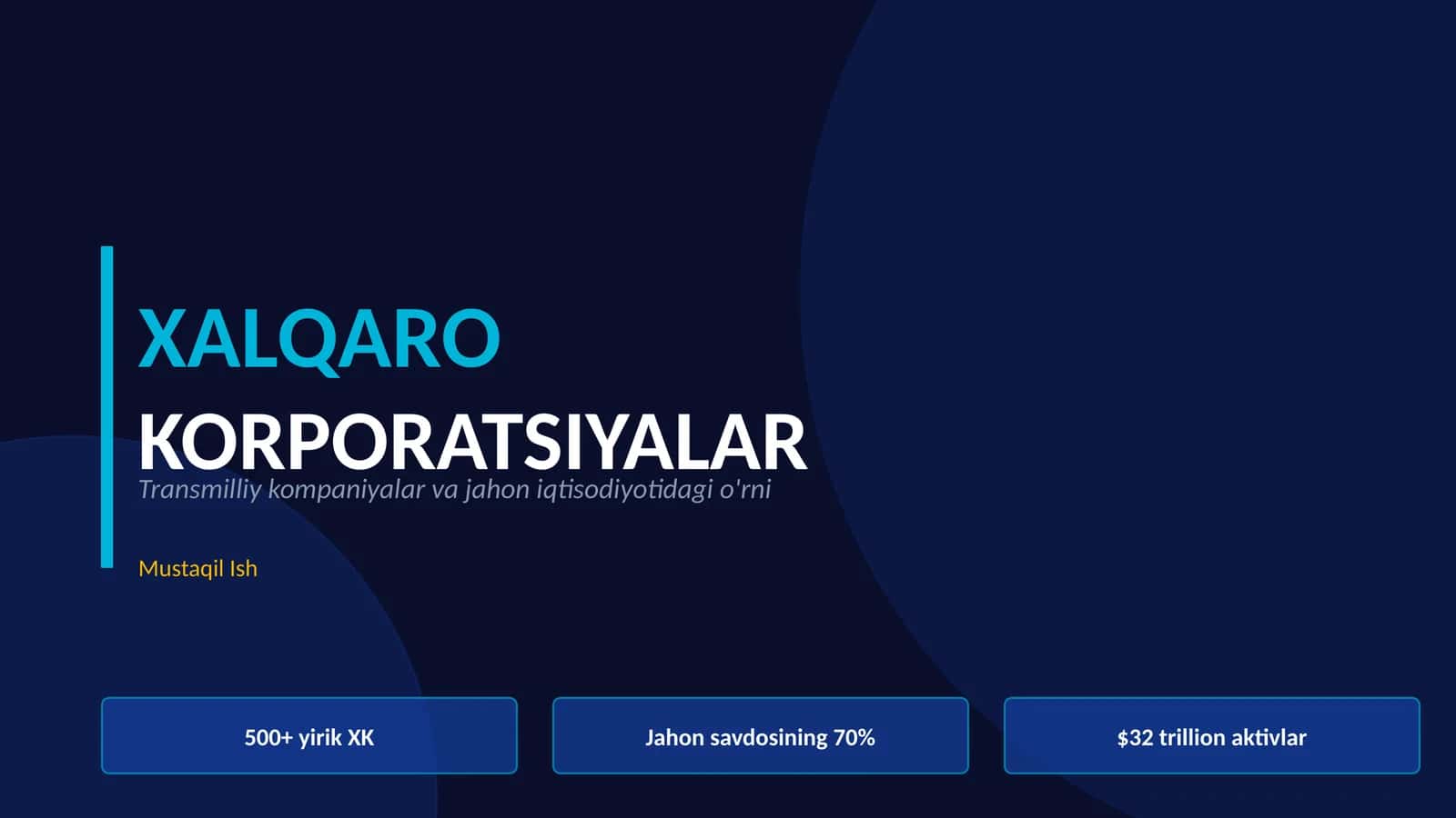 Xalqaro korporatsiya (XK)