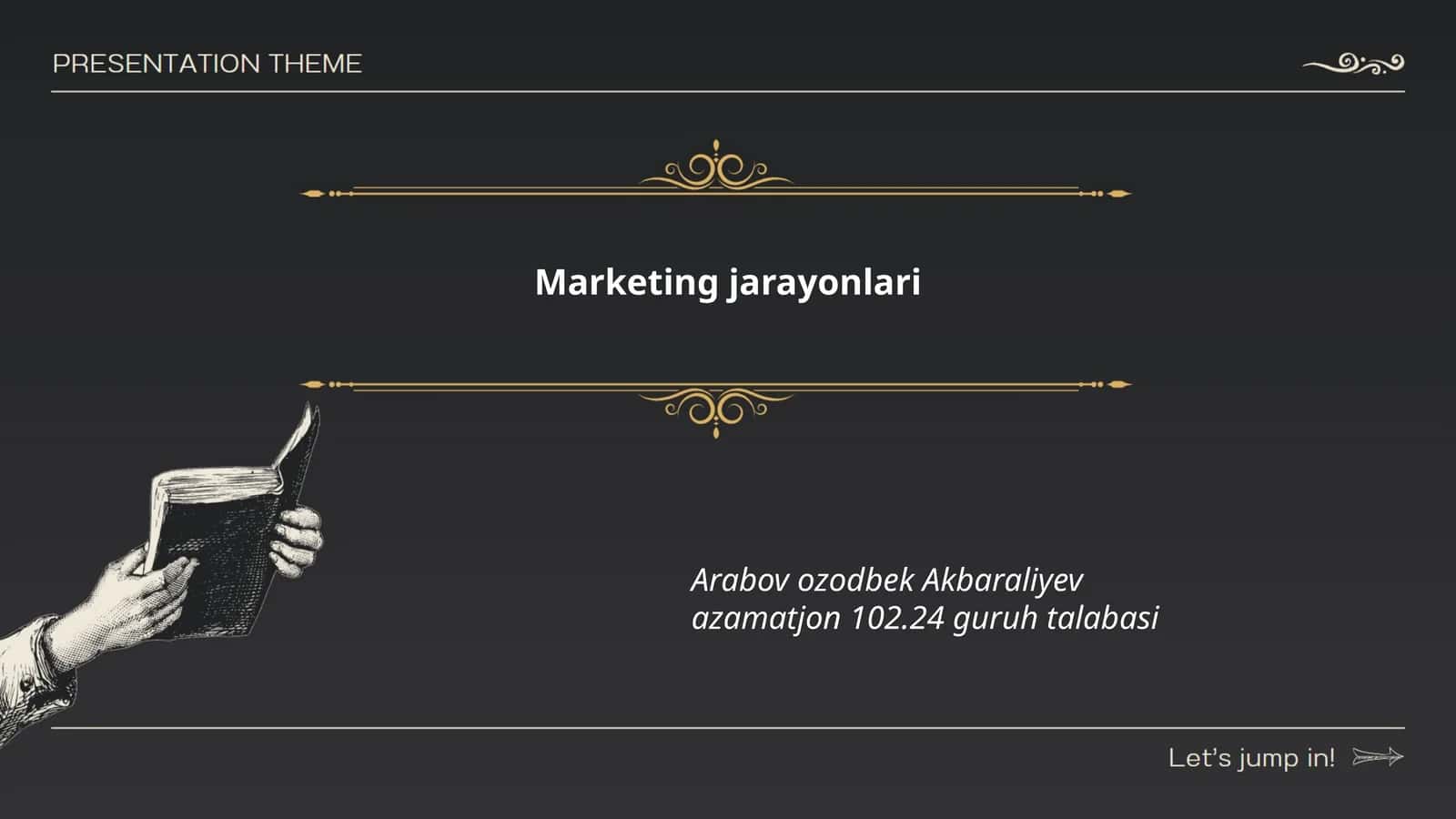 Bozor tadqiqoti va iste'molchi xulq-atvorini o'rganish