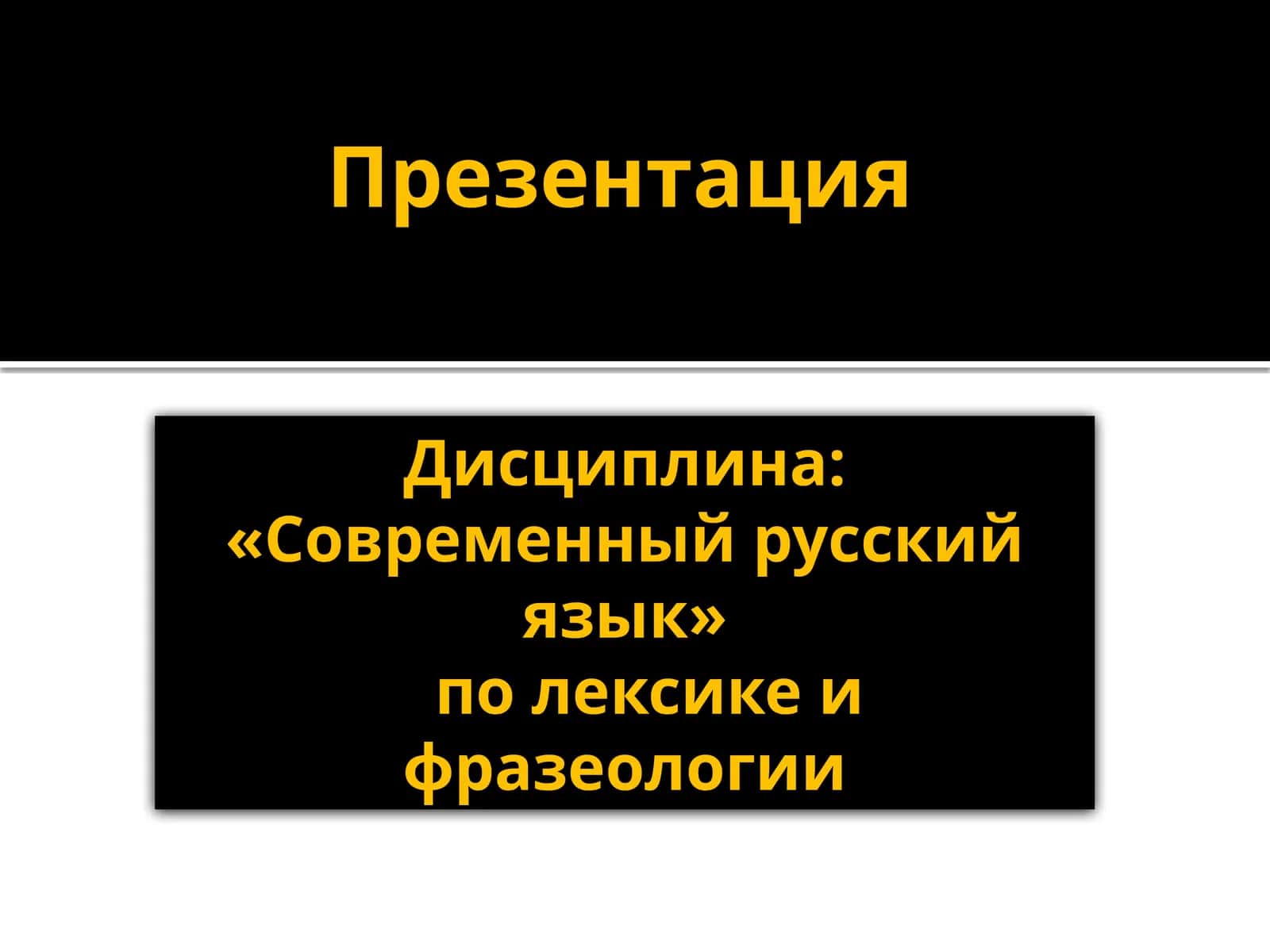 Современный русский язык по лексике и фразеологии