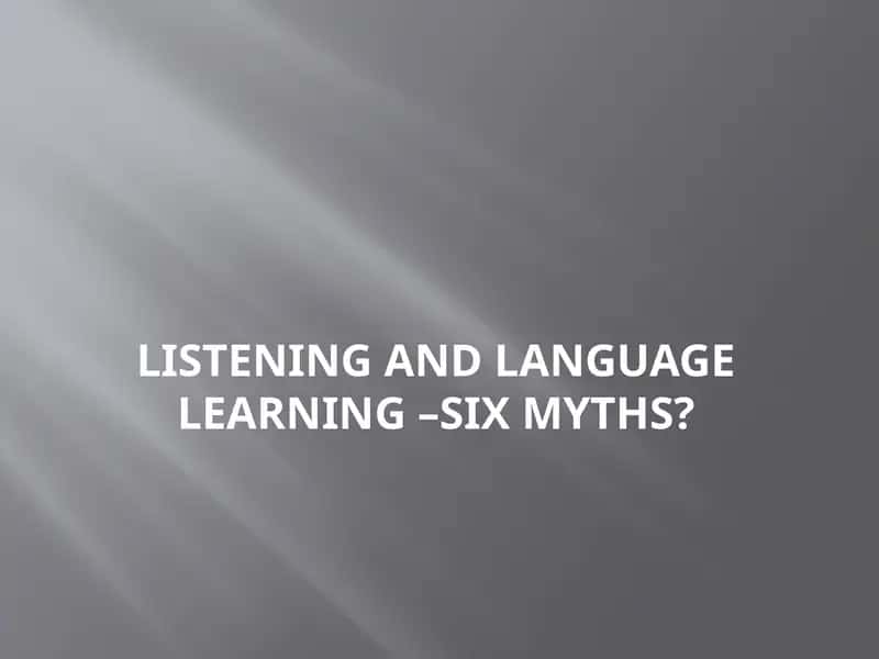 Discriminative listening