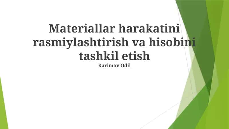 Халқаро standartlar va qoidalar