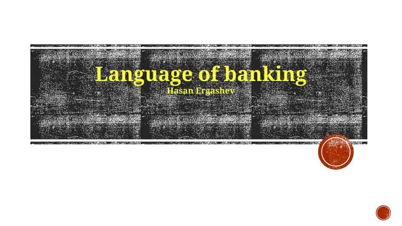 Banking Language