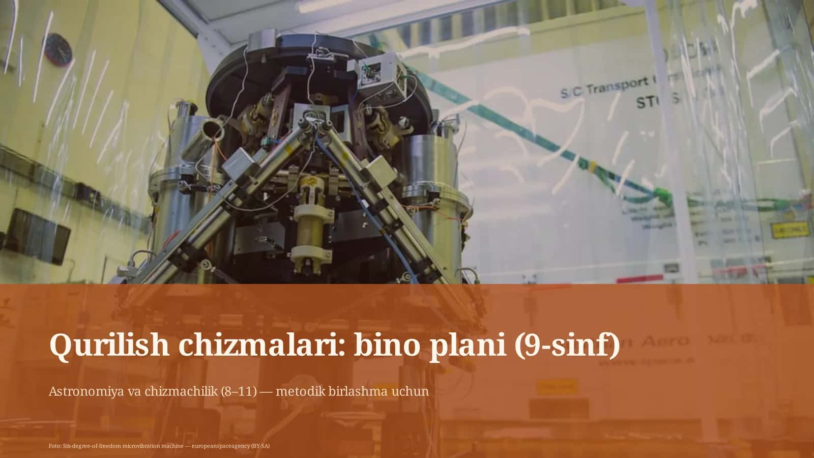 Qurilish chizmalari: bino plani (9-sinf)