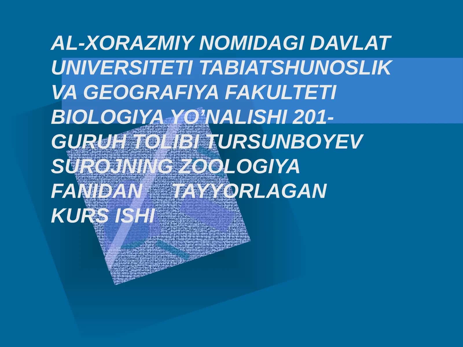 UMURTQALIHAYVONLAR NERV SISTEMASI EVOLYUTSIYASI