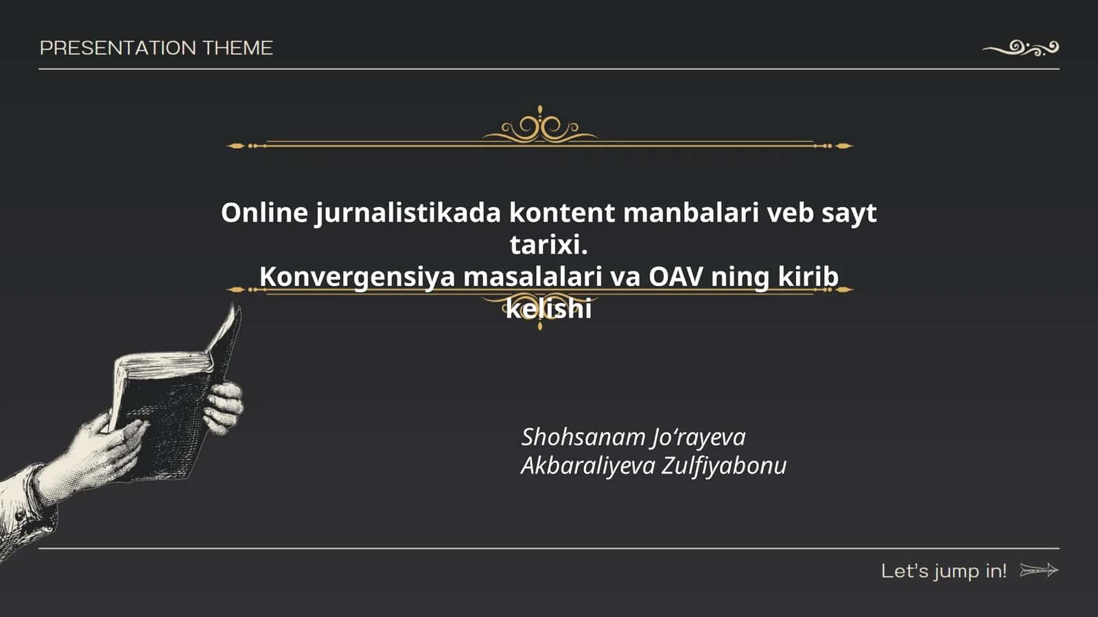 Onlayn jurnalistikada kontent manbalari veb sayt tarixi