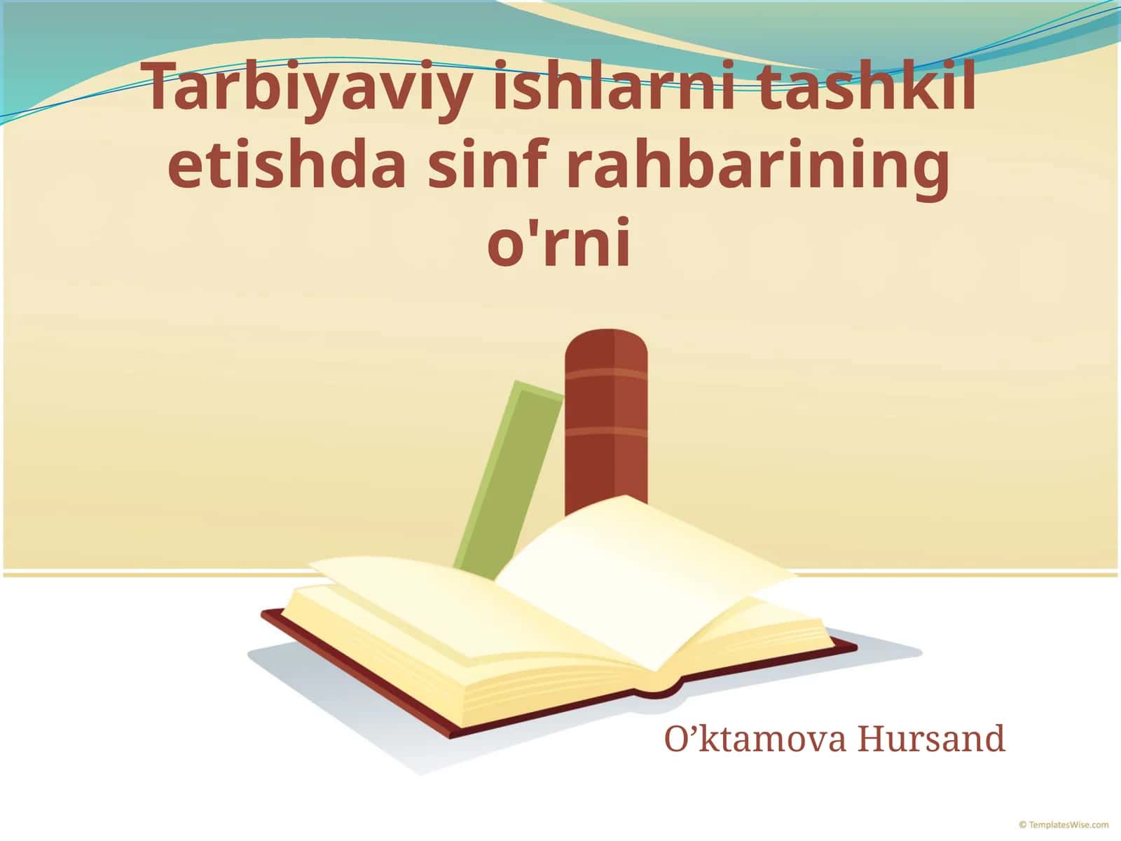 Tarbiyaviy ishlar nitashi