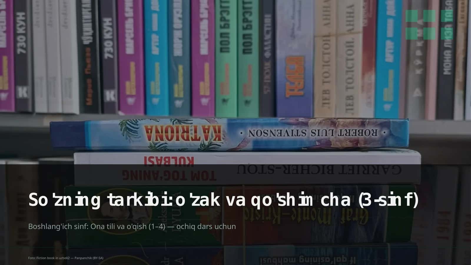 Ona tili va o'qish (1–4)