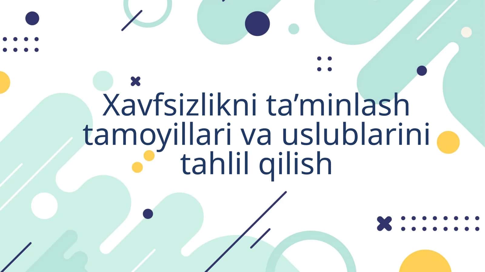 Hayotfaoliyati xavfsizligi