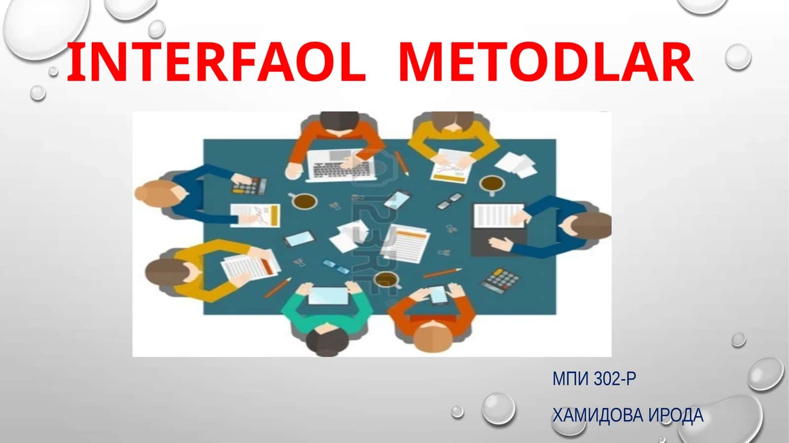 Interfaol metodlar