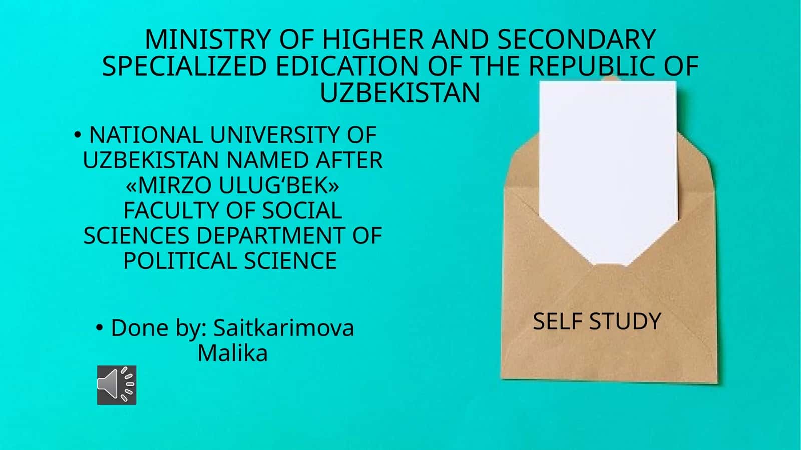 Non-official letters