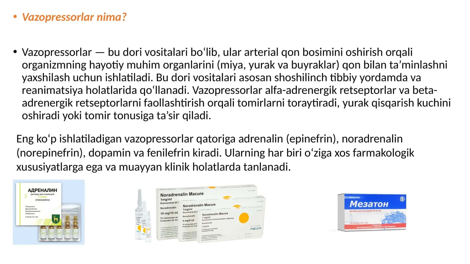Vazopressorlar