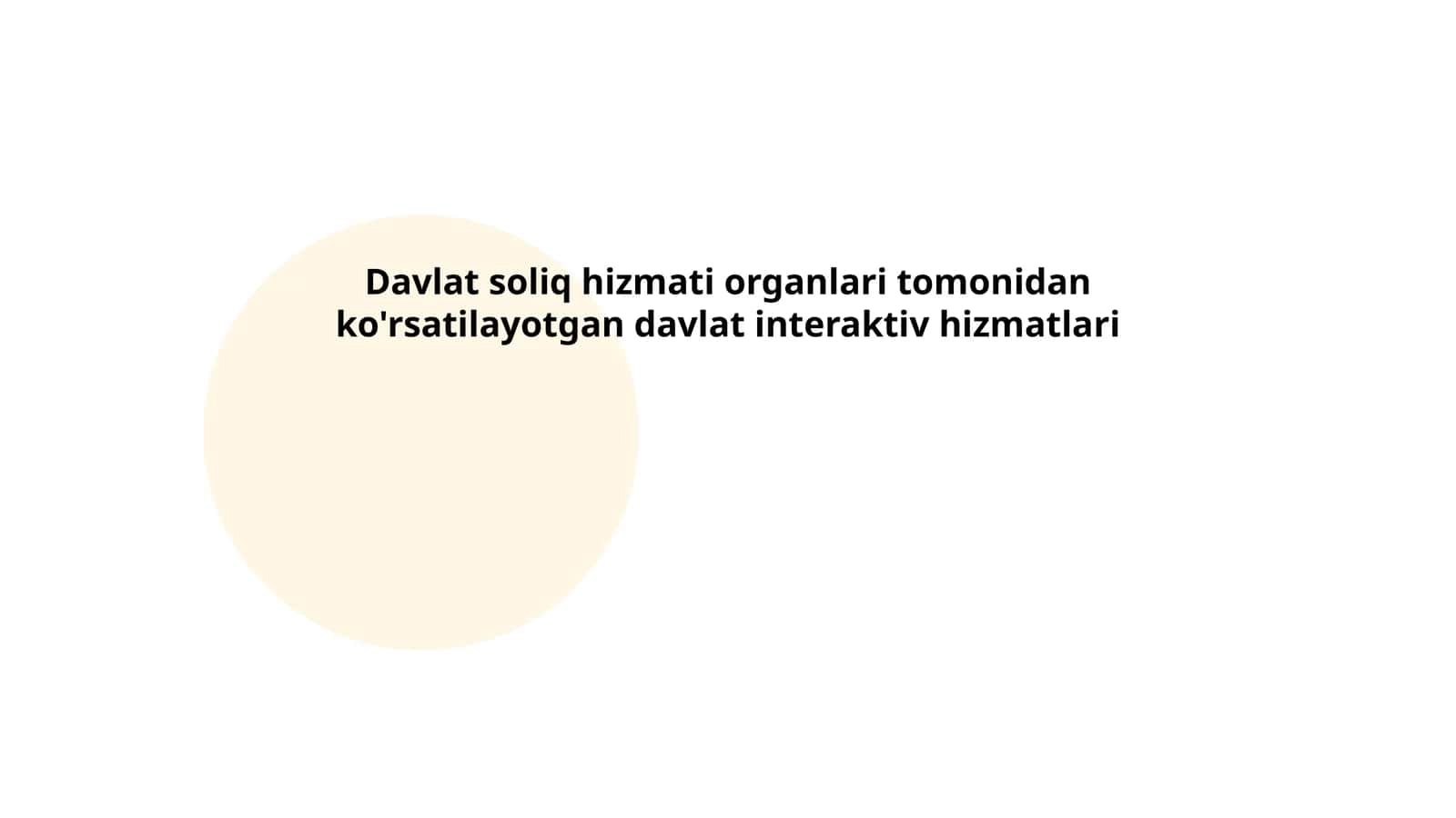Soliq deklaratsiyalarini onlayn topshirish tizimi