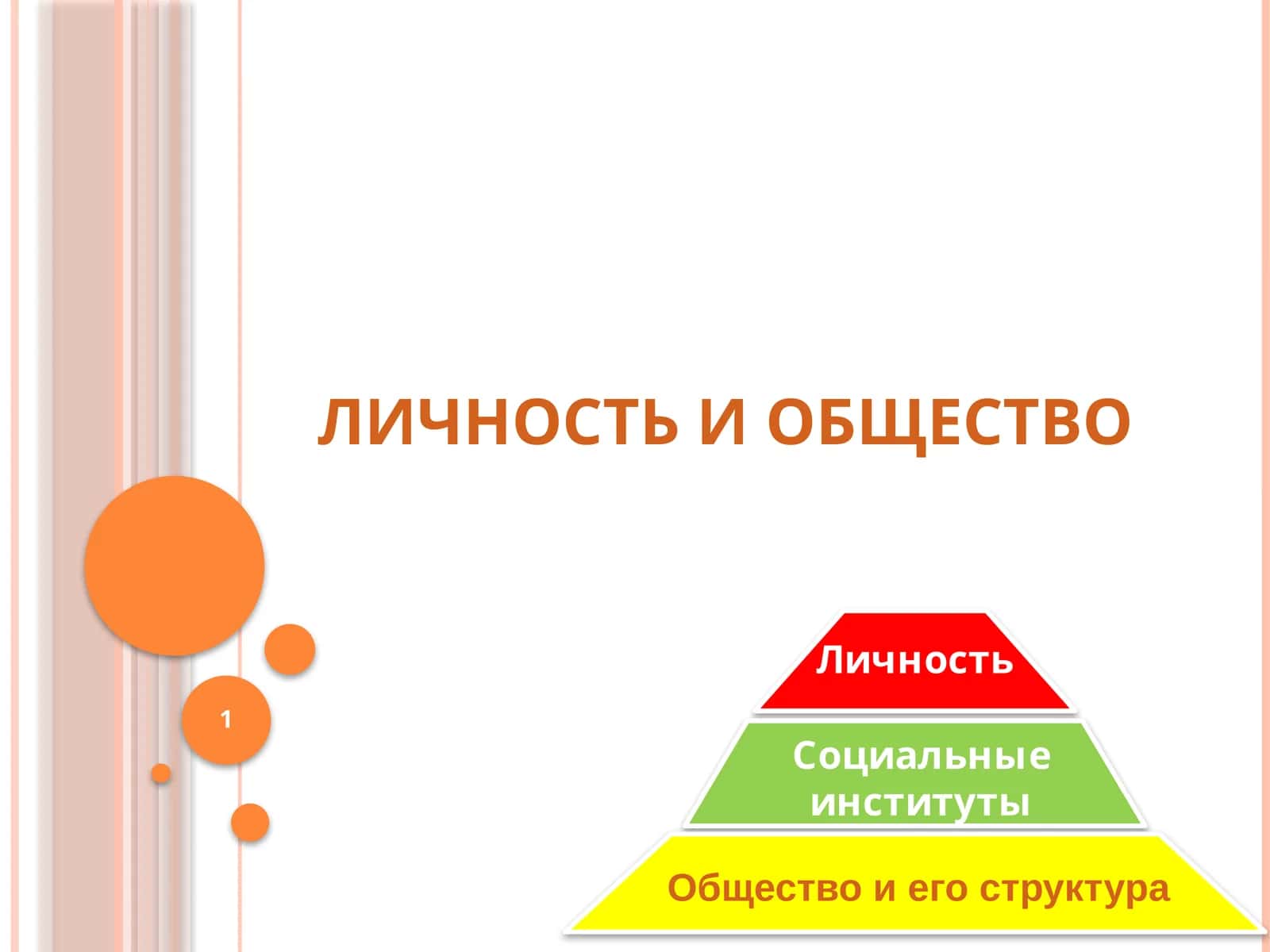 ЛИЧНОСТЬ И ОБЩЕСТВО