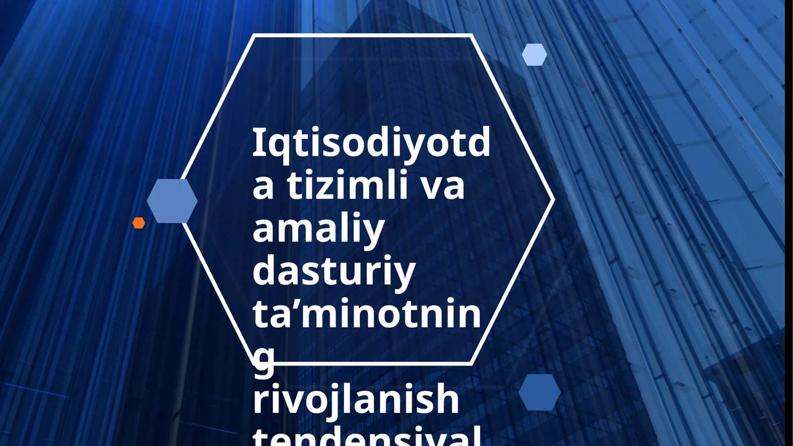 Iqtisodiyotda tizimli va amaliy dasturiy ta’minotning rivojlanish tendensiyalari
