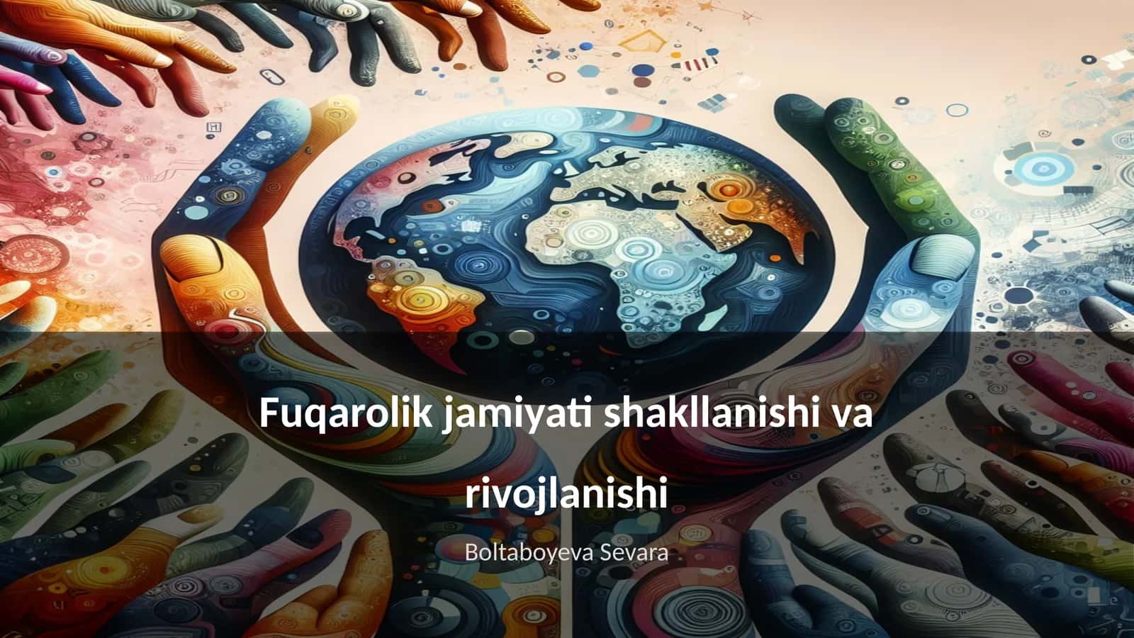 Fuqarolik jamiyati shakllanishi va rivojlanishi