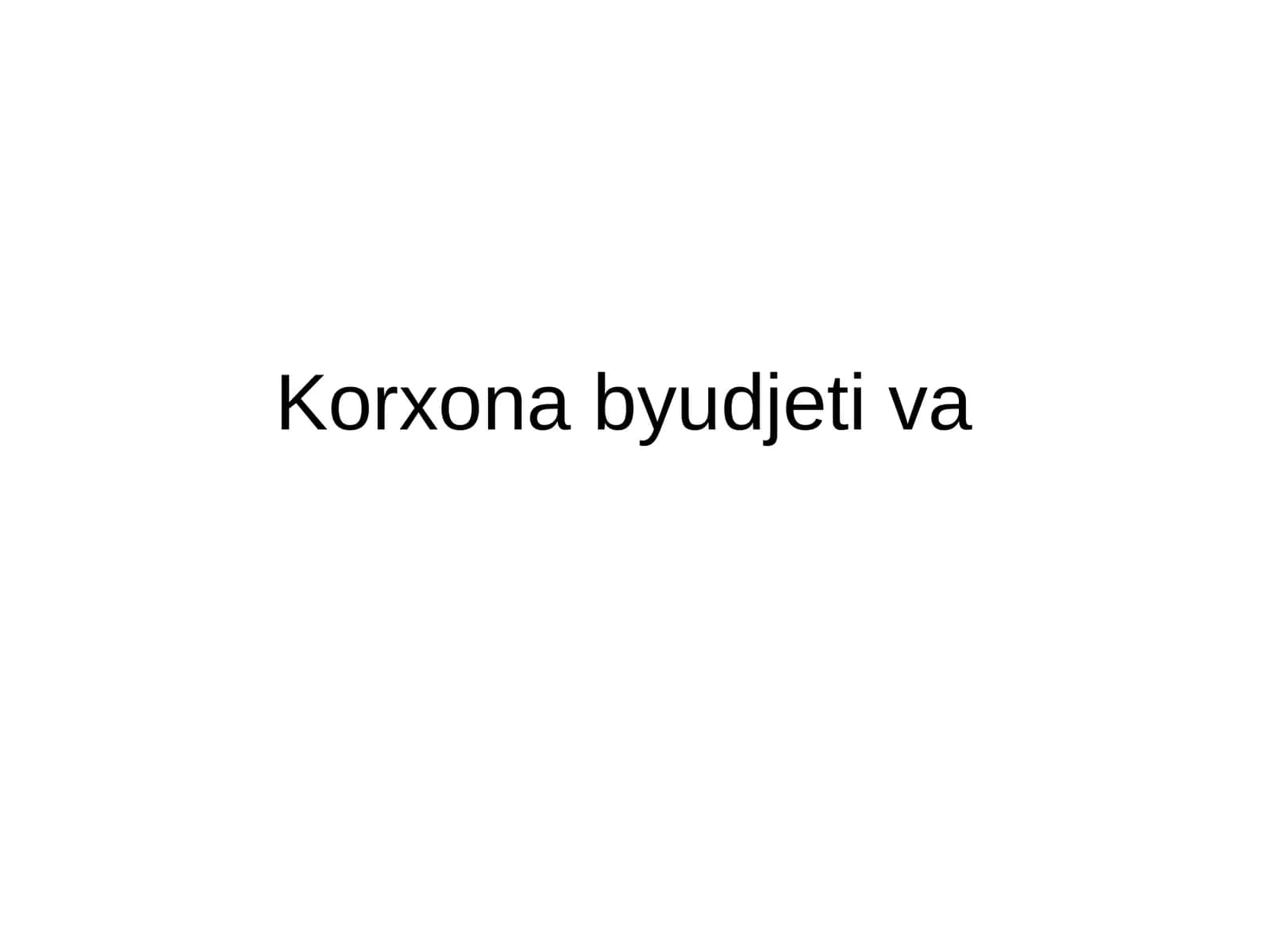 Byudjetni rejalashtirish