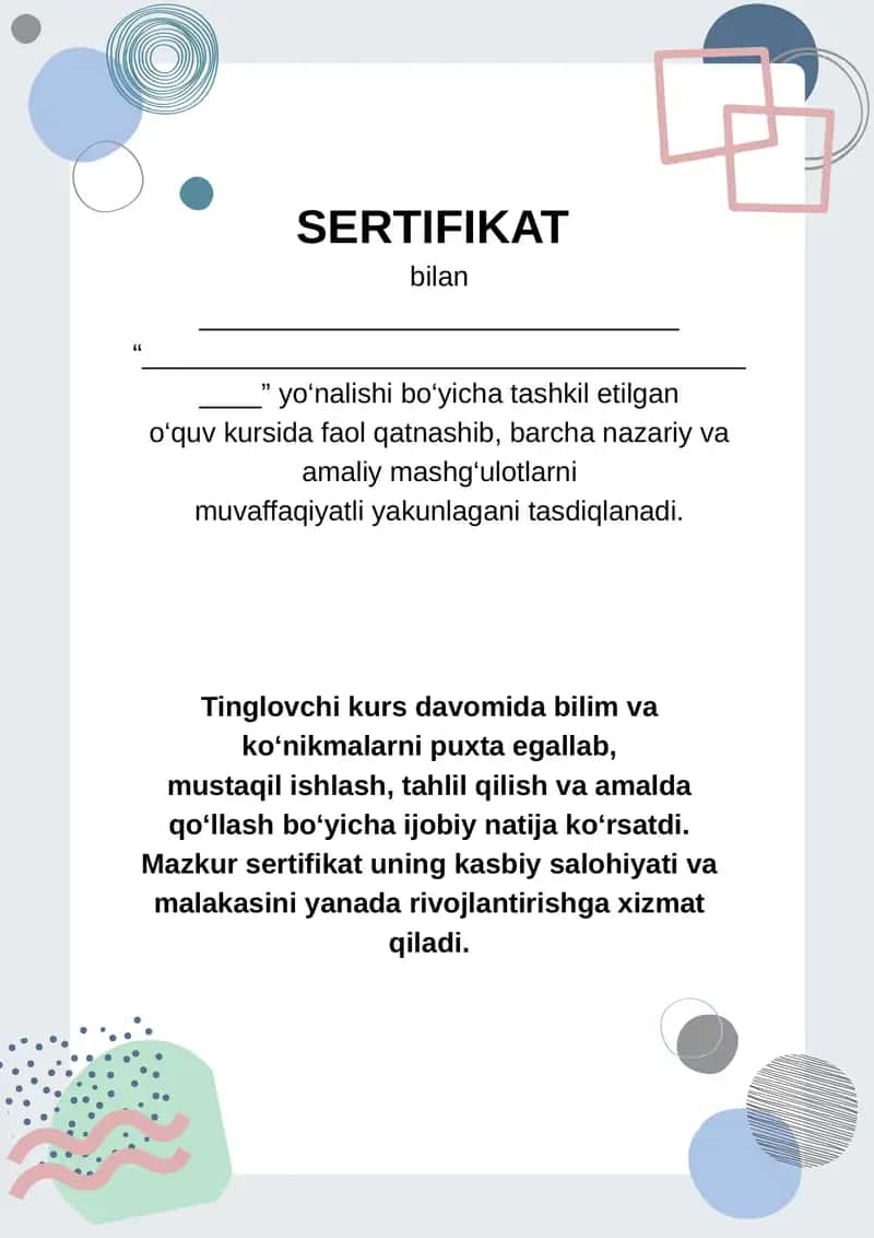 SERTIFIKAT