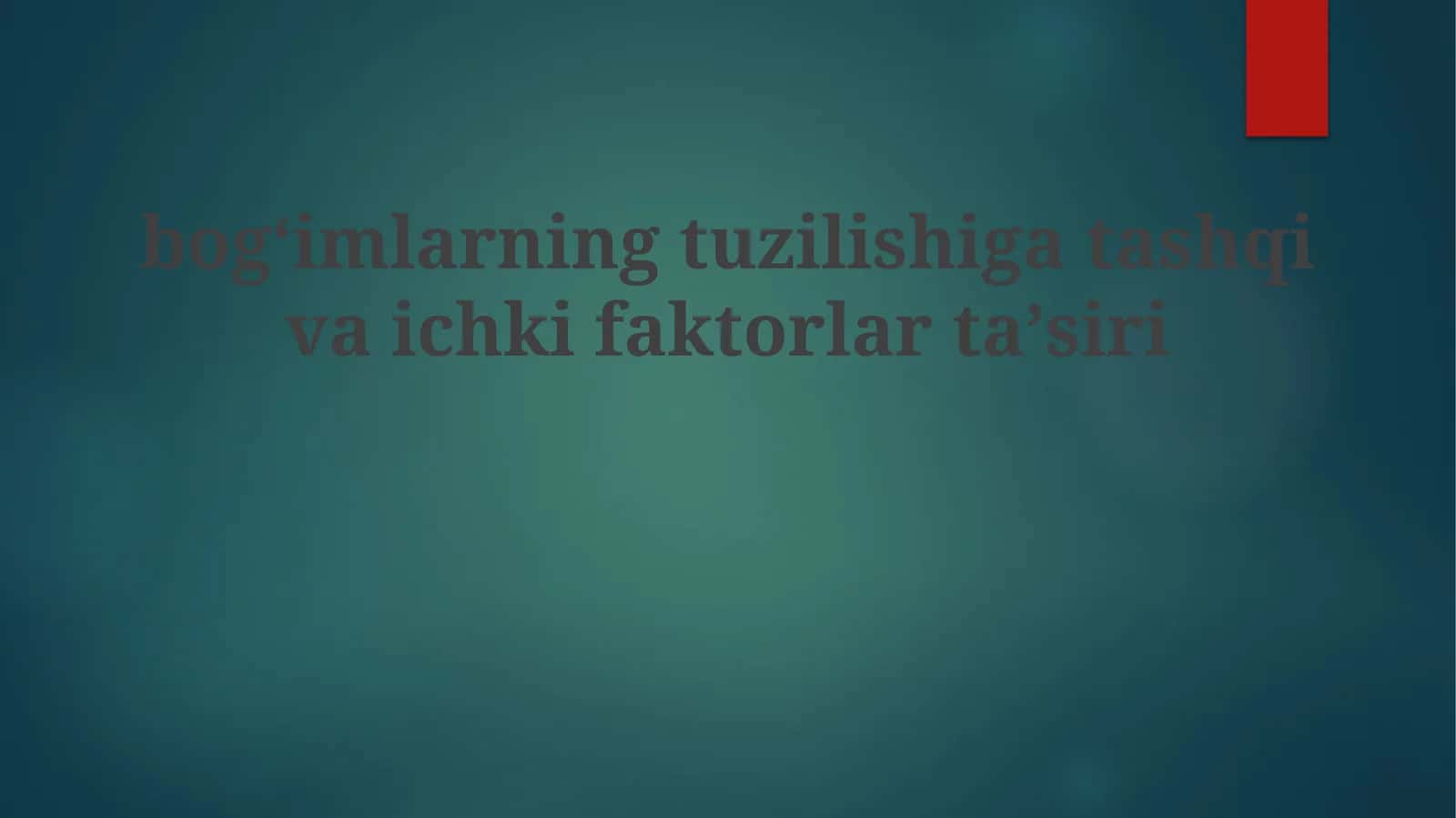 Travmalar va boʻgʻim tuzilishi