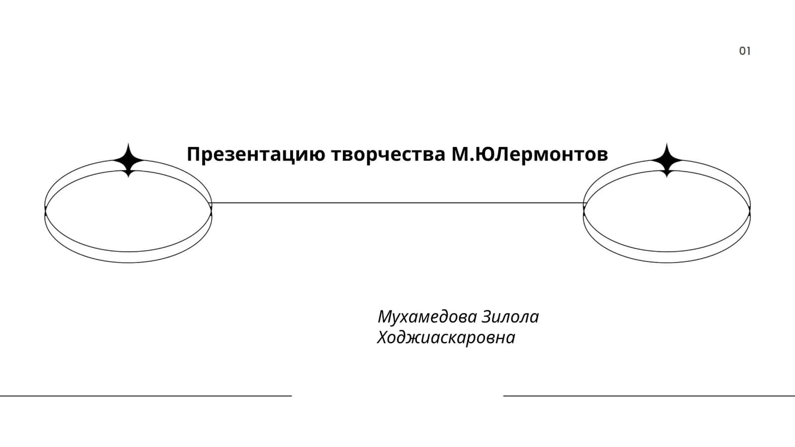 Презентацию творчества М.ЮЛермонтов