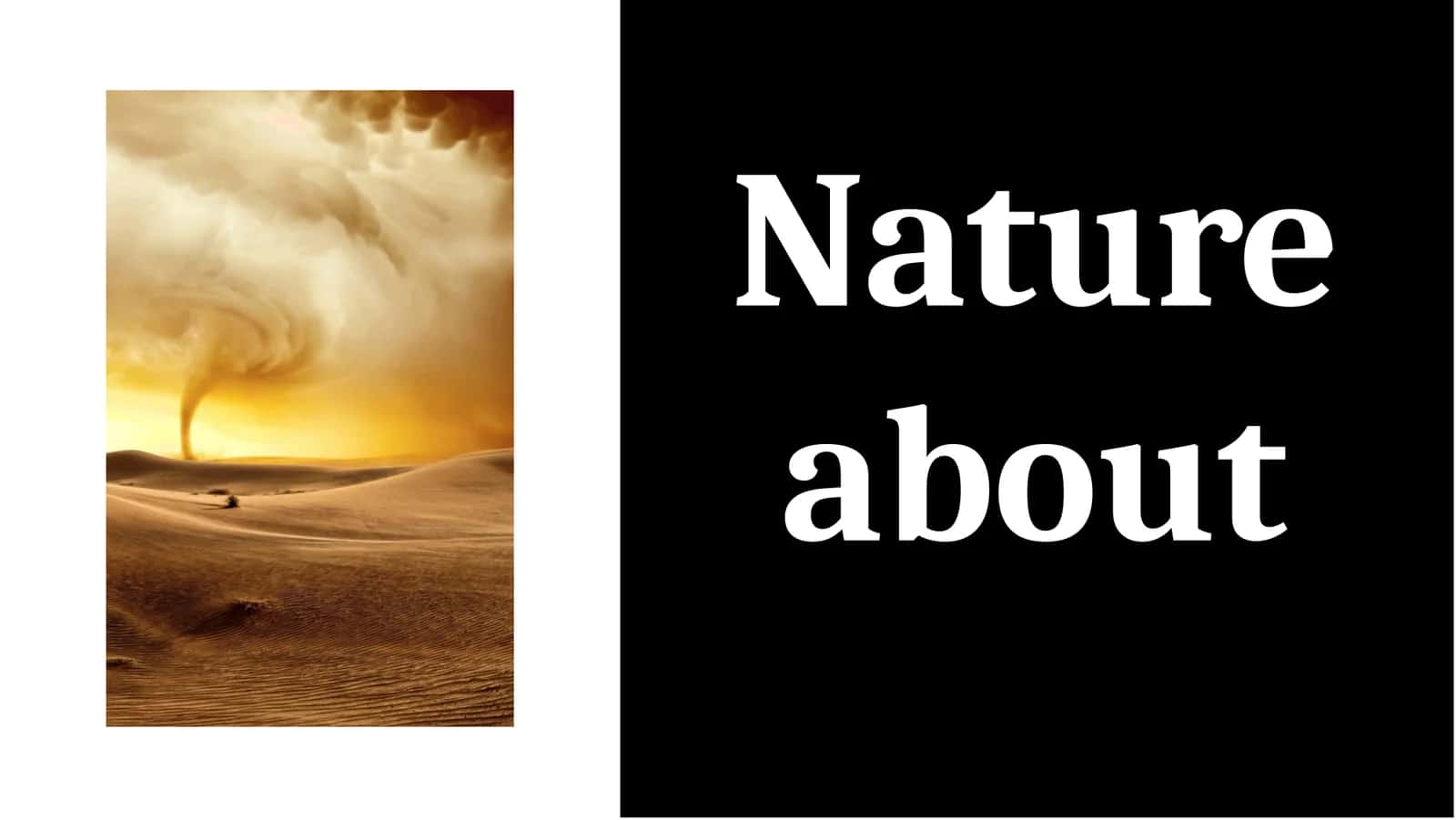 Nature about