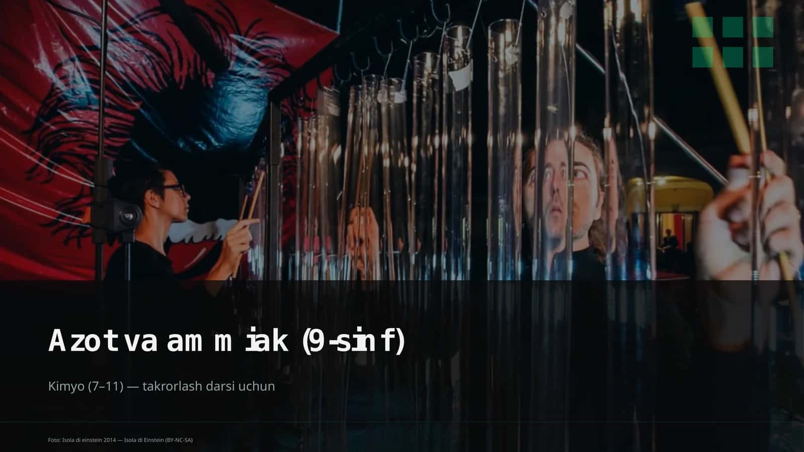 Azot va ammiak (9-sinf)