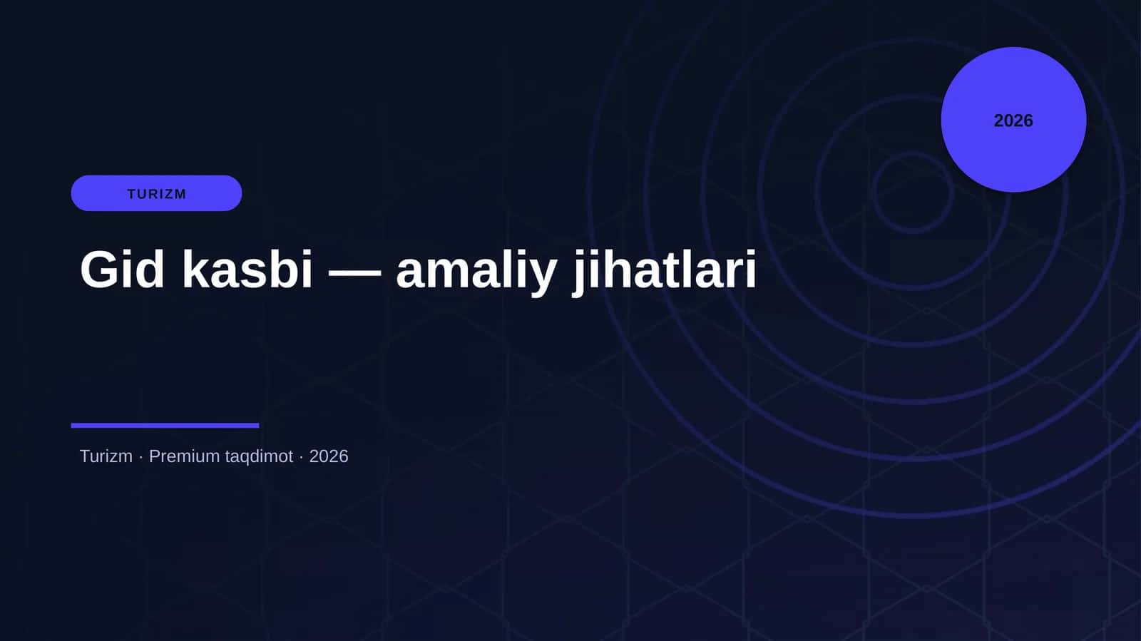 Gid kasbi — amaliy jihatlari