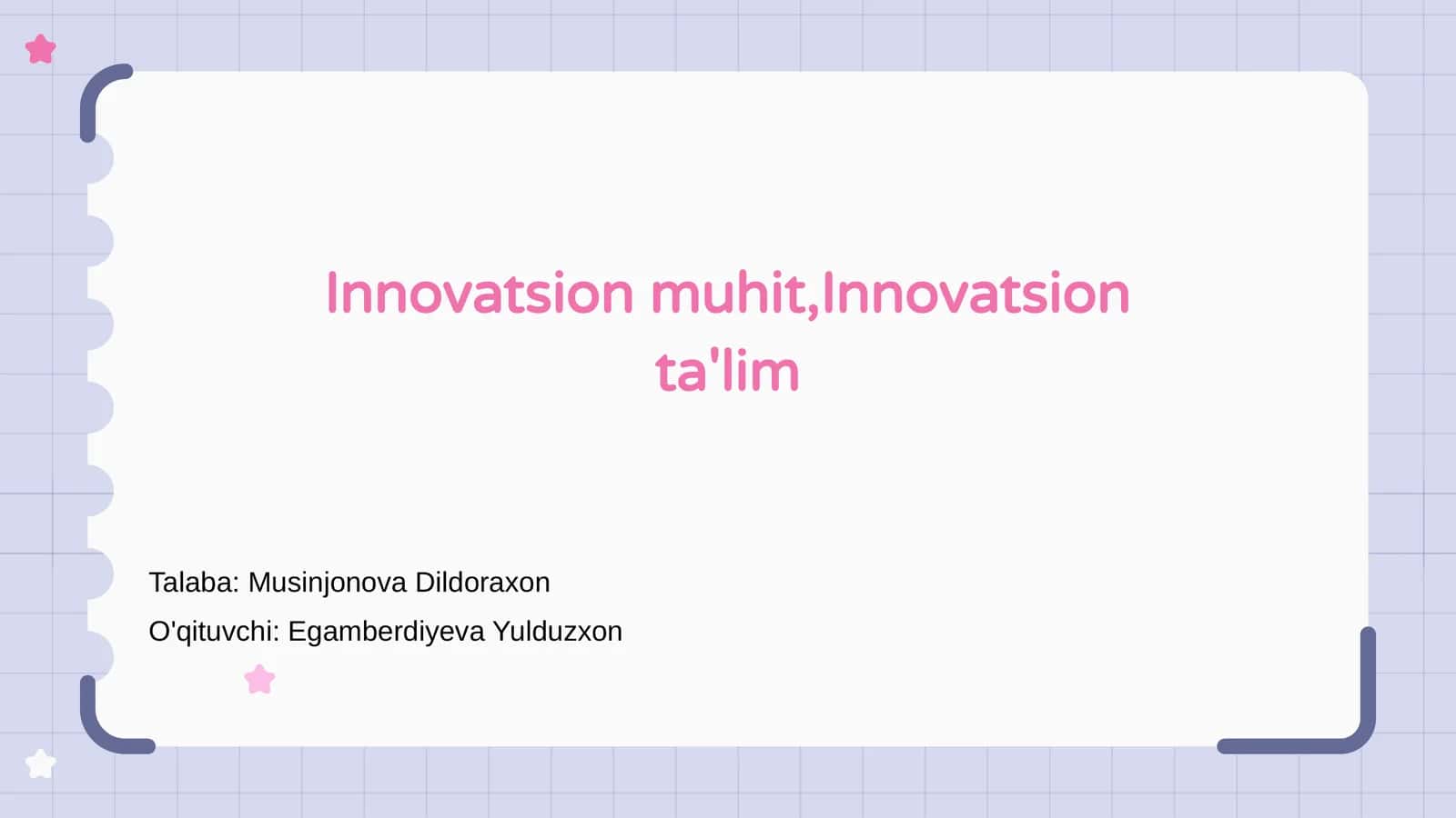 Innovatsion Muhit