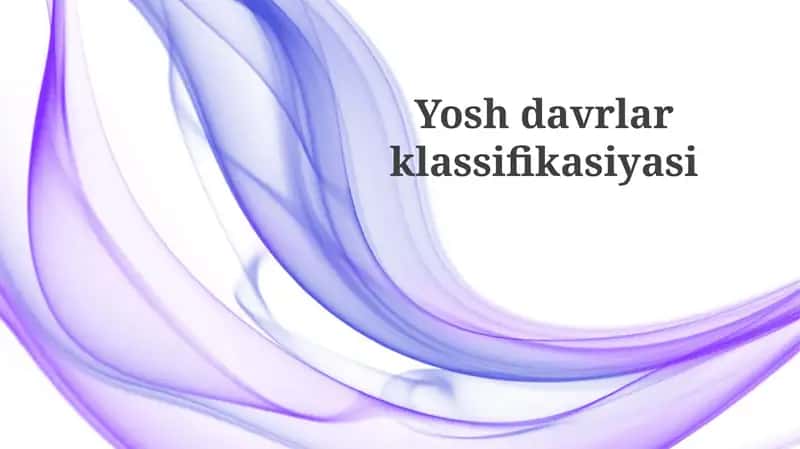 Yoshdavrlarklassifikasiyasi