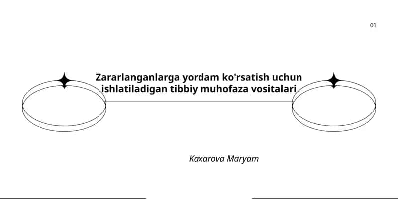 Zararlanganlarga yordam ko'rsatish uchun ishlatiladigan tibbiy muhofaza vositalari