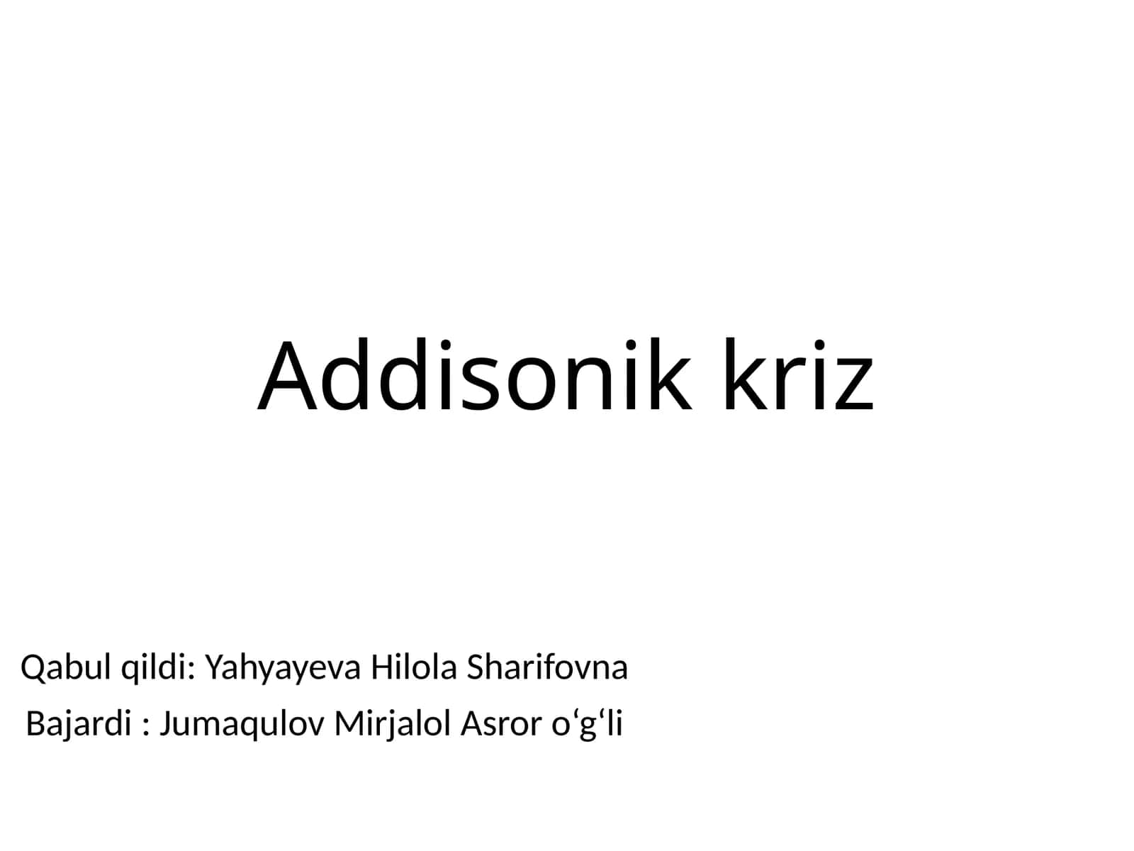 Addisonikkriz