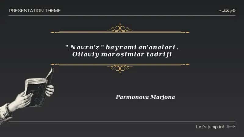 Navro'z bayramining oilaviy an'analar tarixi