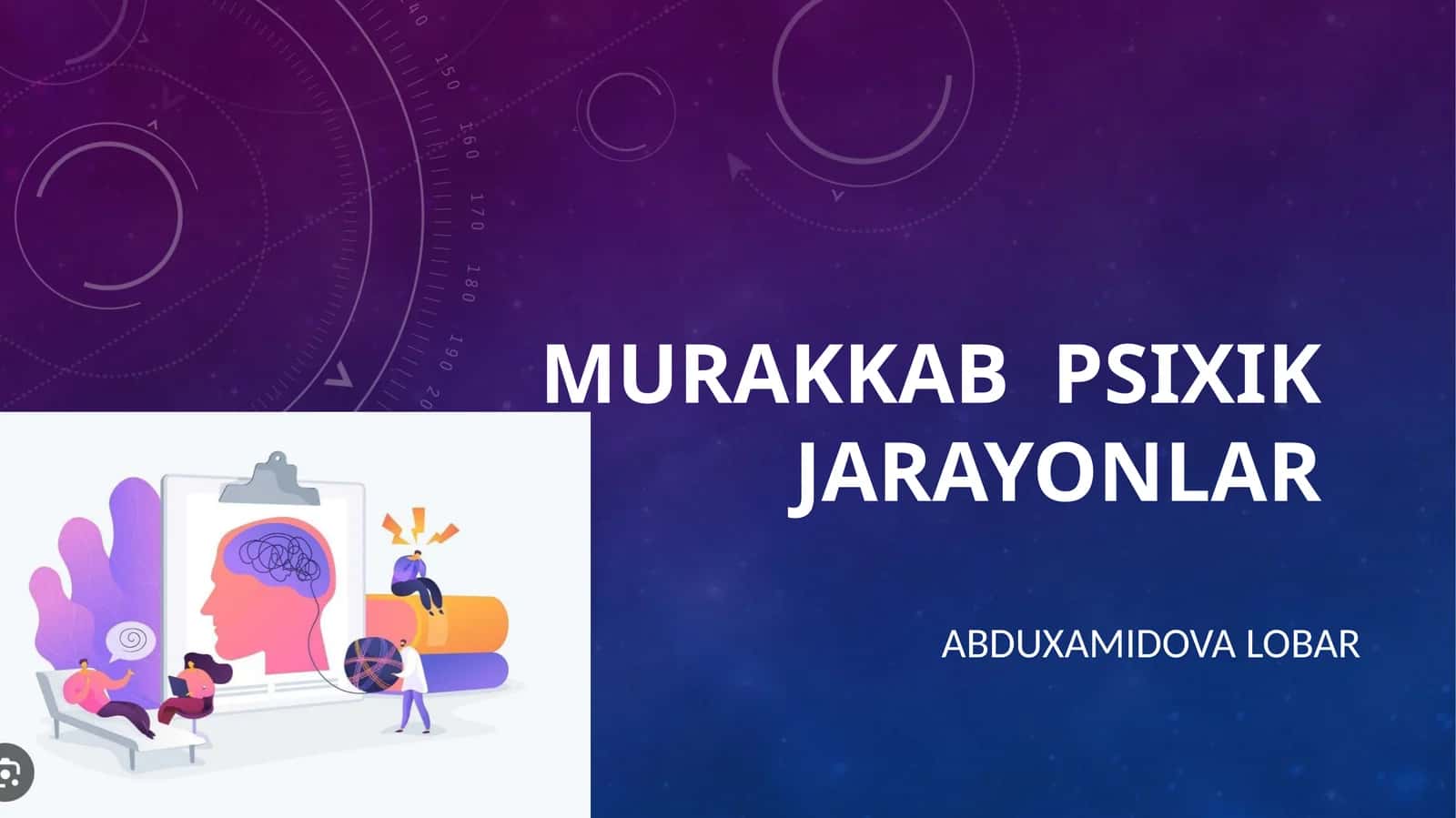 Murakkab psixik jarayonlar