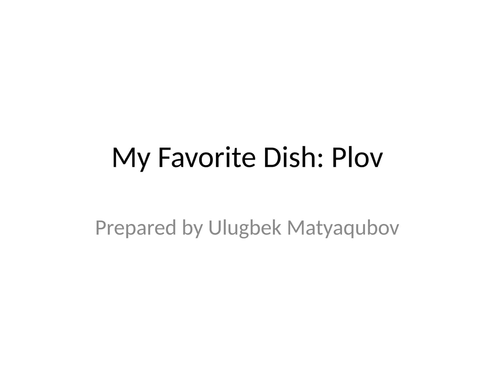 Plov