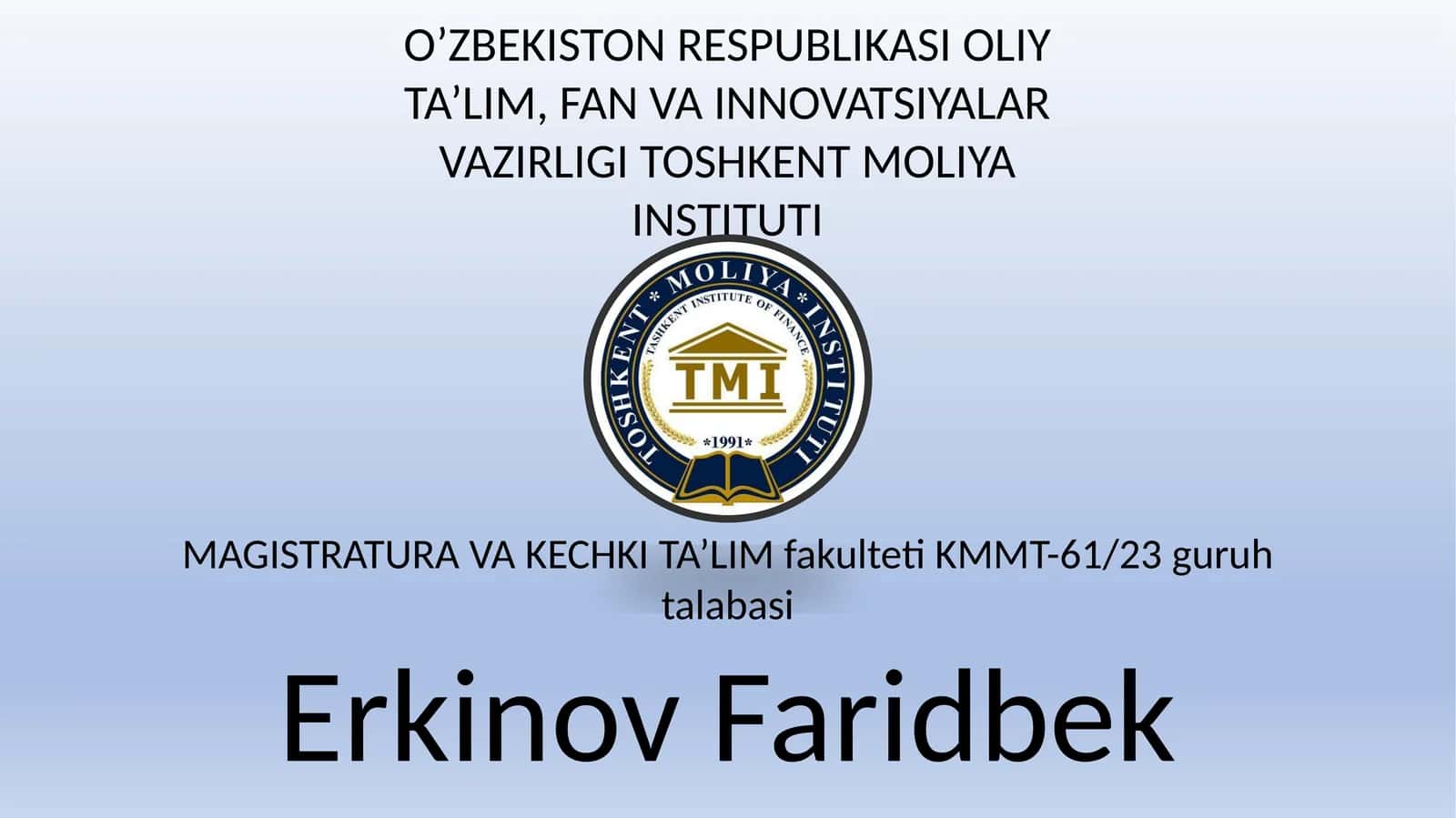 Jahonda moliya sektorini raqamlashtirish samaradorligi