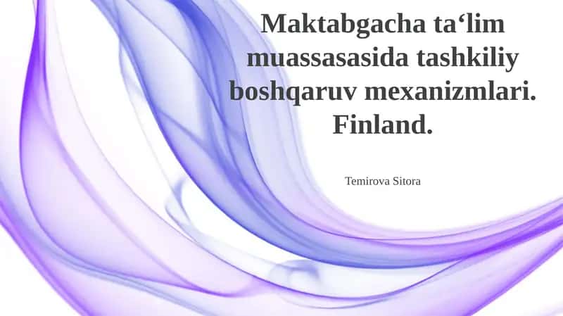 Pedagogik kadrlarni tayyorlash va malakasini oshirish