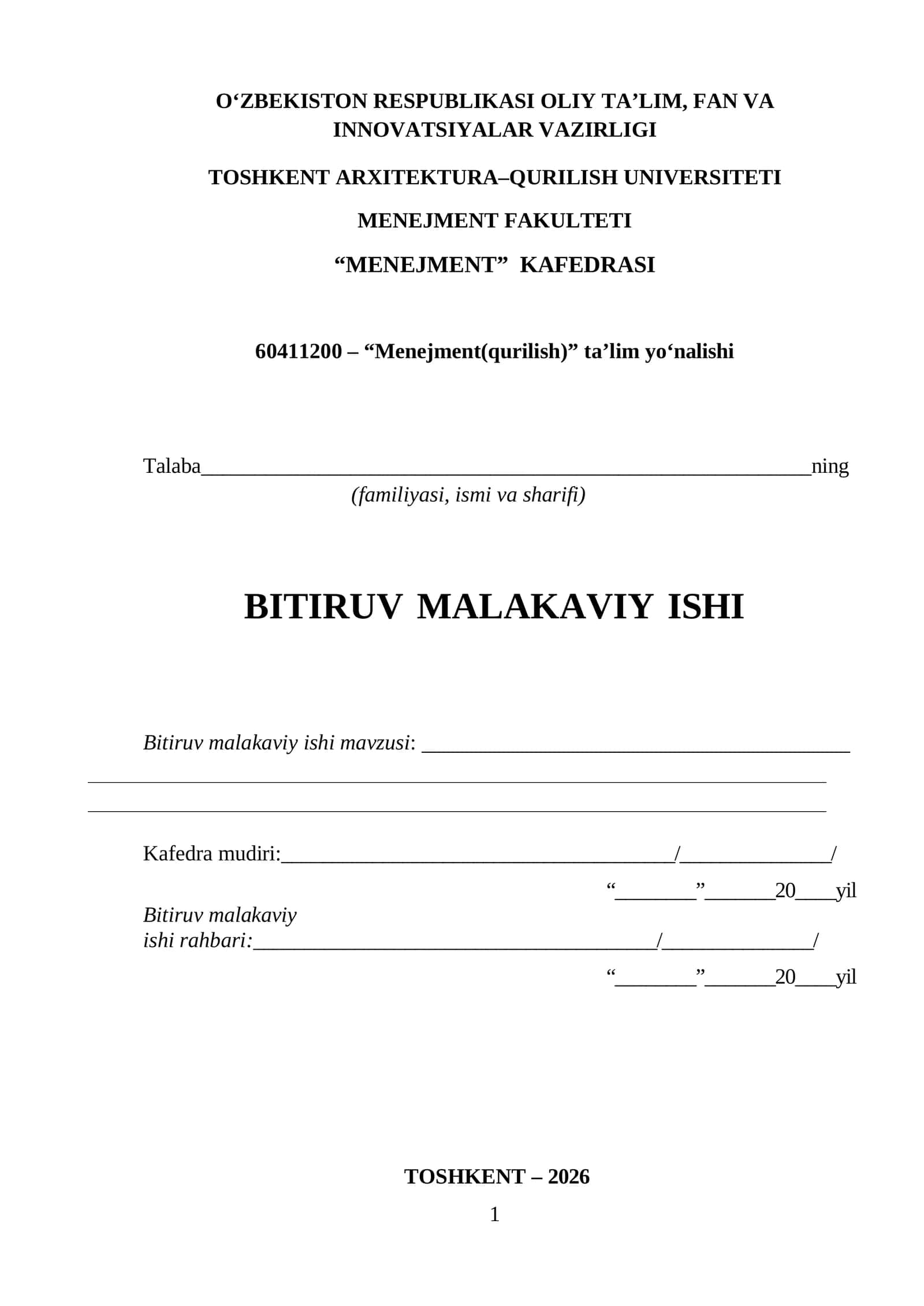 Qurilish sanoati korxonasi iqtisodiy xavfsizligini boshqarish yo‘llari (EYVALEK MAXSUS TEMIR BETON” MCHJ korxonasi misolida)