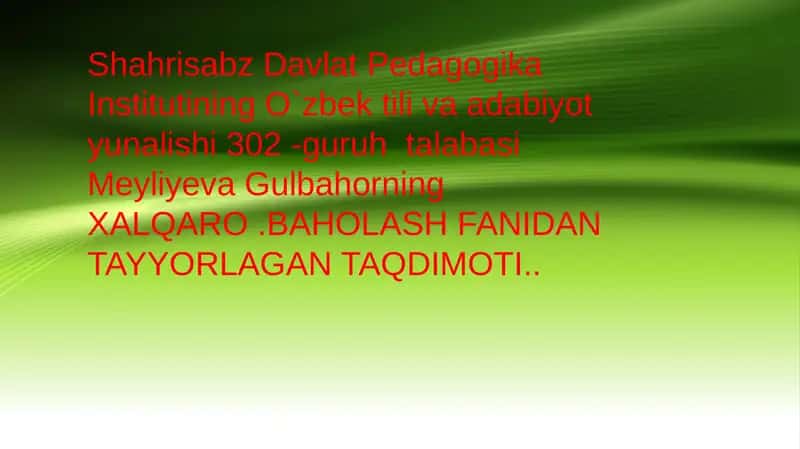 O`zbekiston yangi avlod darsliklarini yaratilishi