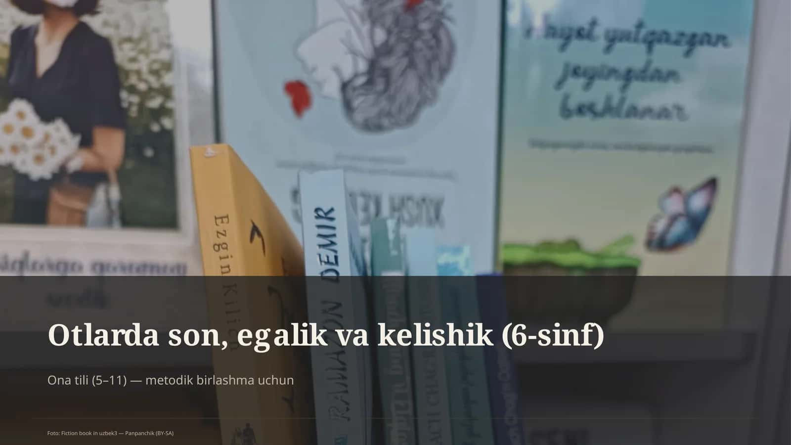 Otlarda son, egalik va kelishik (6-sinf)