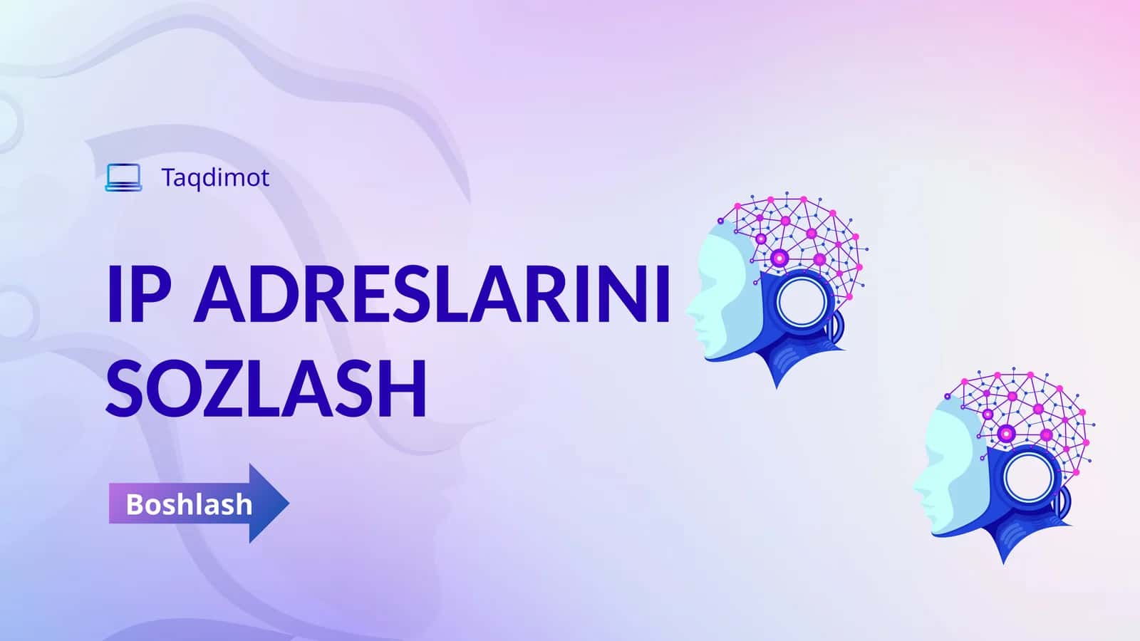 Ip adreslarni sozlash