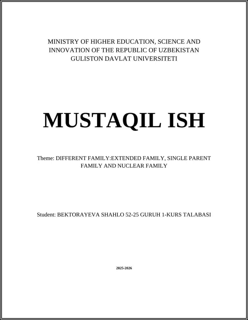 MUSTAQIL ISH