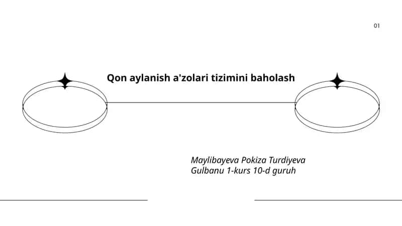 Qon aylanish a'zolari tizimini baholash