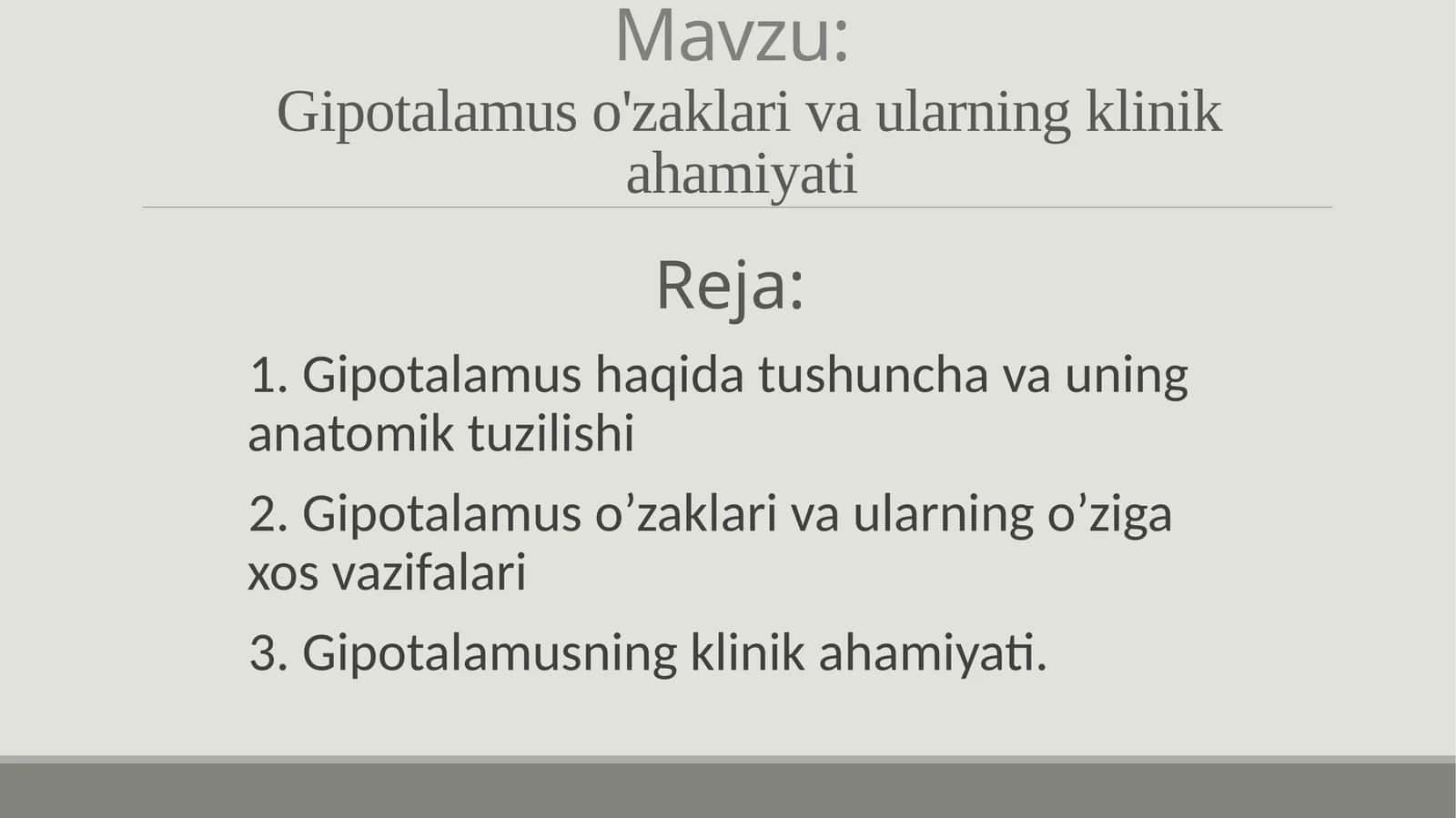 Gipotalamus