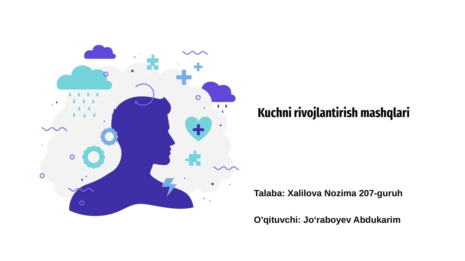 Kuchni rivojlantirish mashqlari