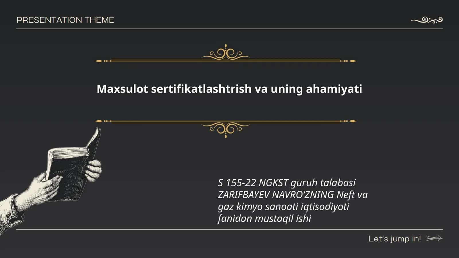 Maxsulot sertifikatlash tushunchasi