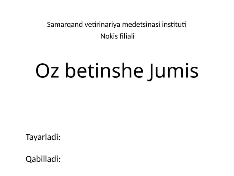 Radiobiologik Veterinariya Sanitariya Ekspertiza